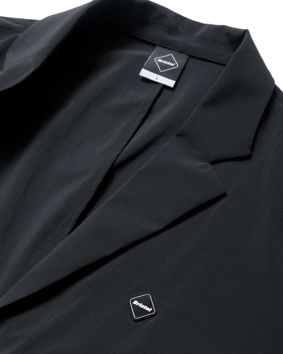 L 未使用 F.C. Real Bristol Tech T ブラック F.C.Real Bristol Tech Team Shirt Jacket 